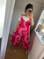 Tie Dye Jumpsuit - Cerise
