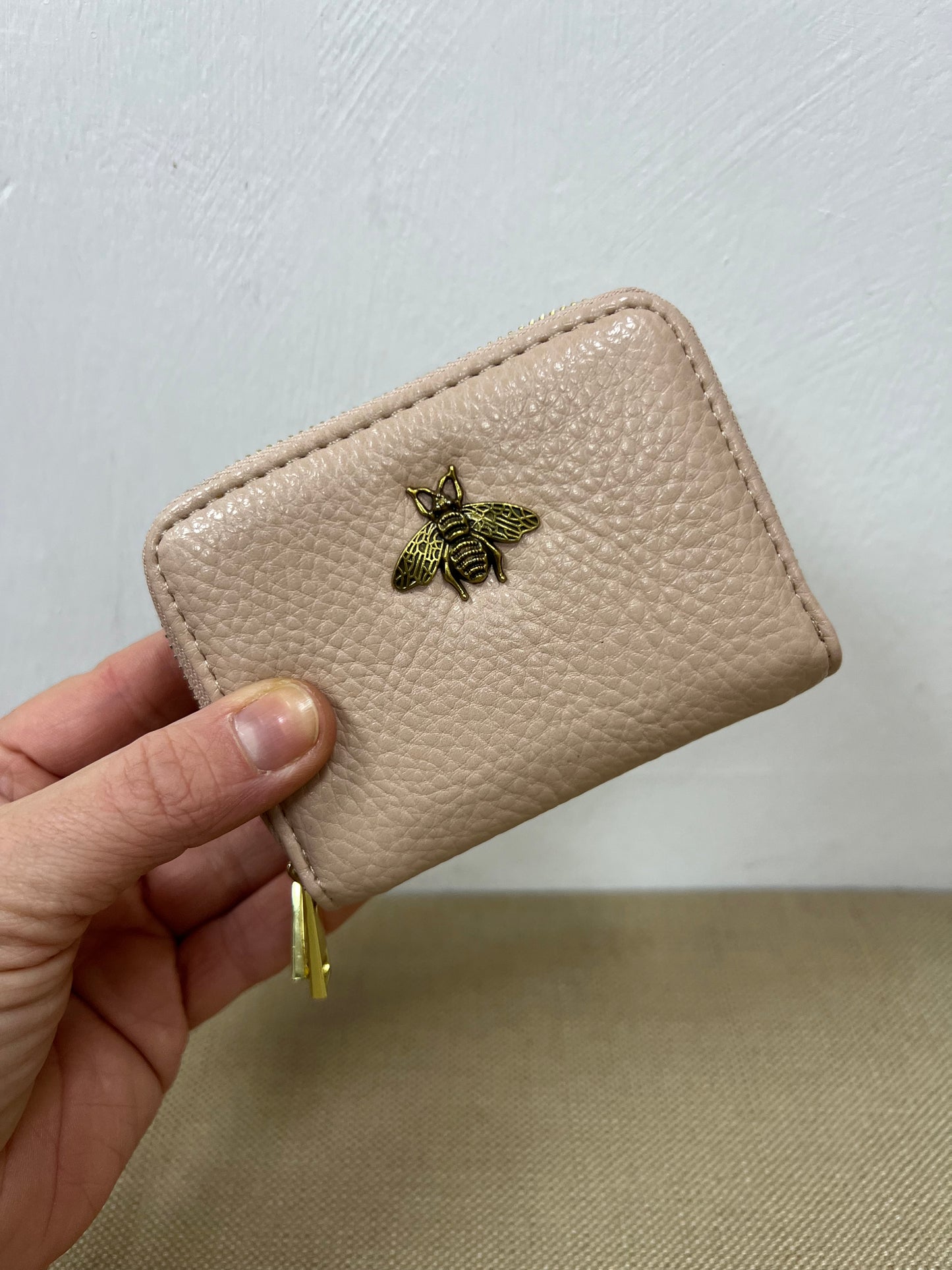 Double Bee Cardholder & Purse - Blush