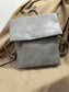 Fold over Rucksack - Light Grey