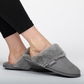 Miss Sparrow Faux Fur Slippers - Grey