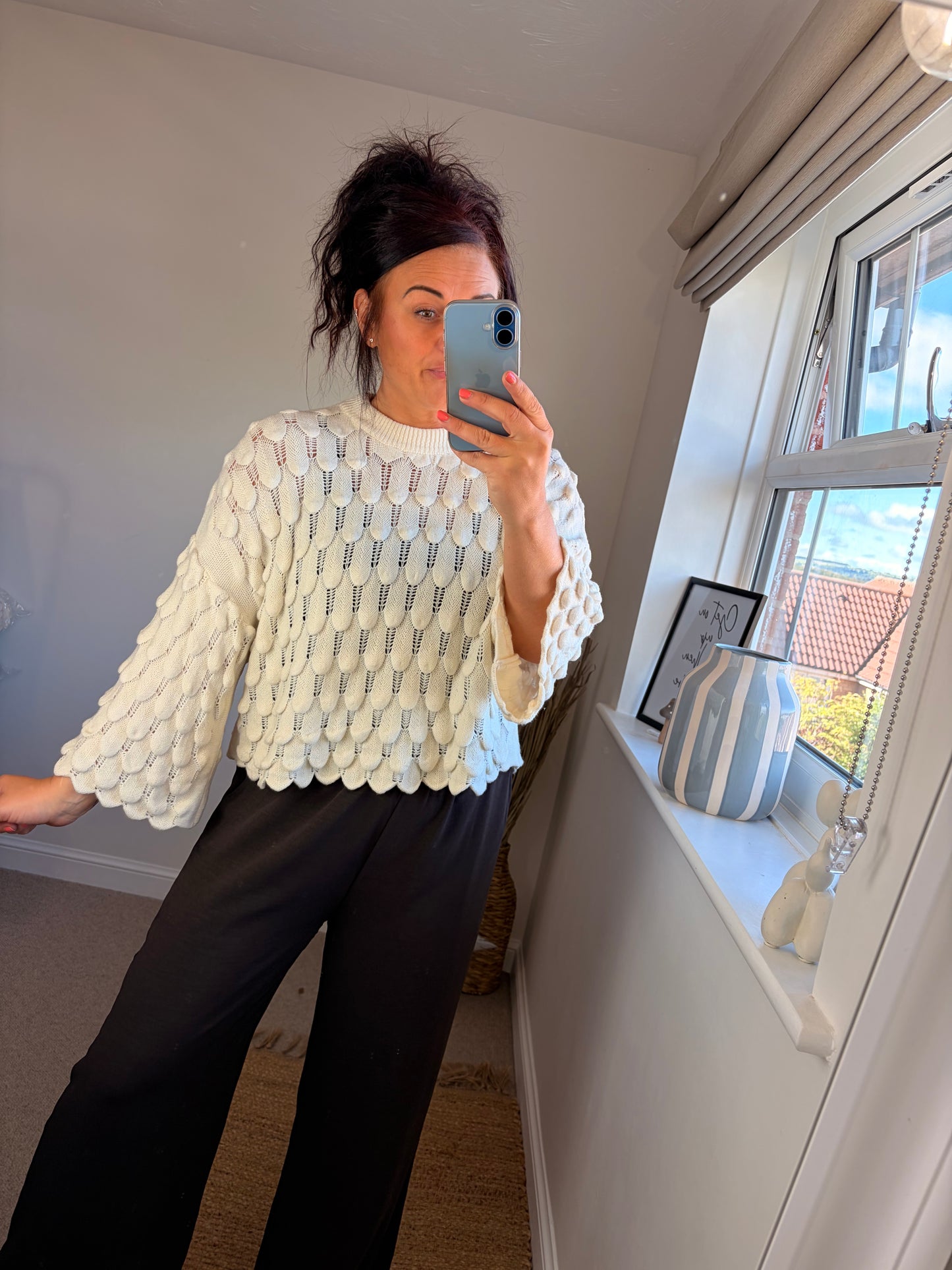 Tear Drop Jumper - Cream