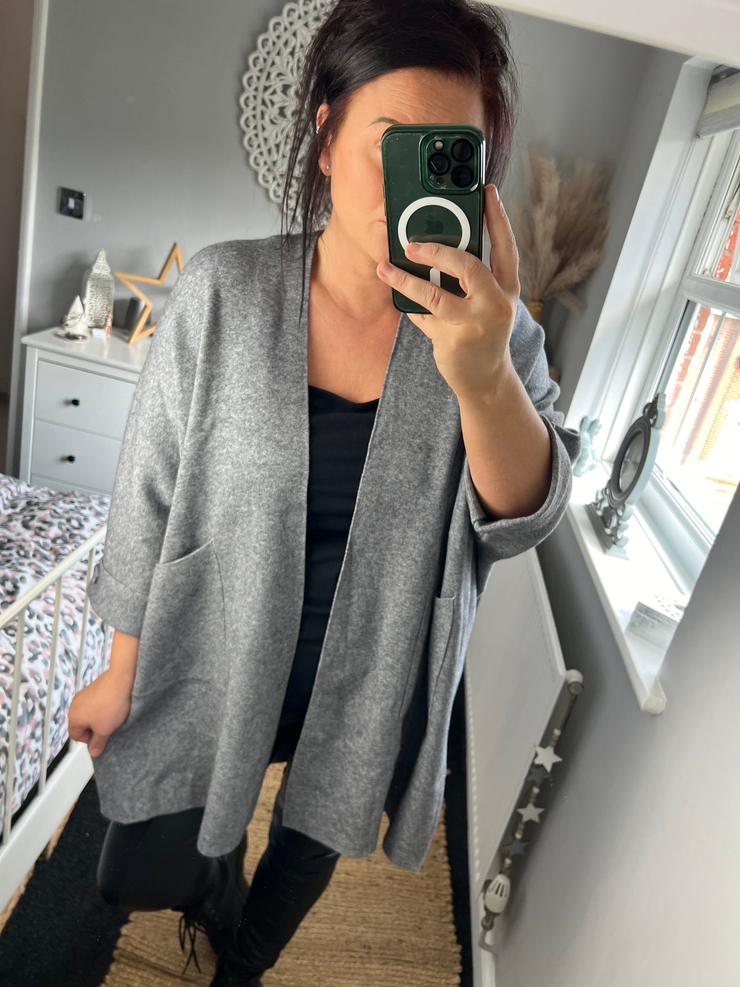 Midi Cardigan - Grey