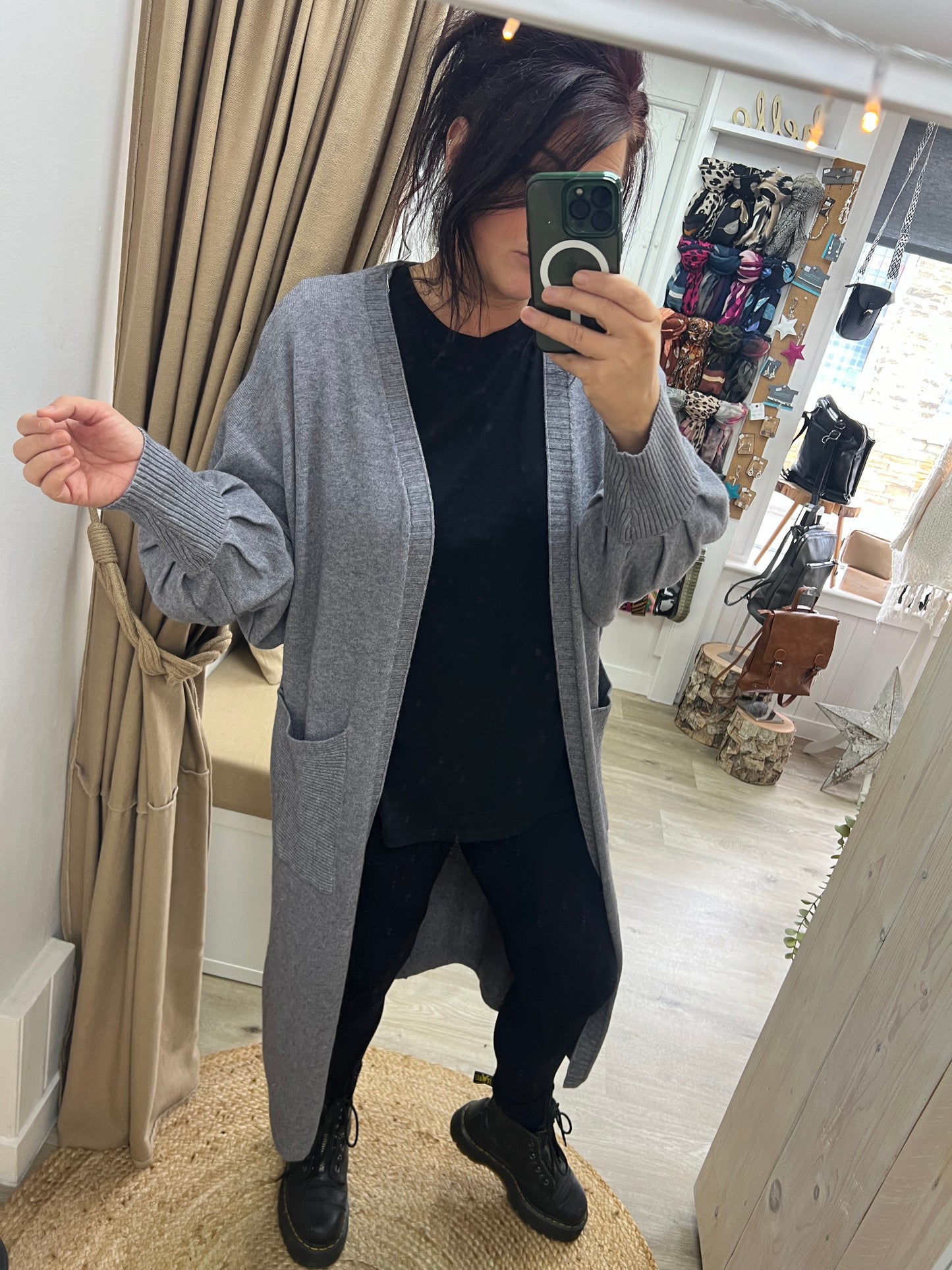 Long Cardigan - Grey