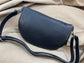Leather Sling Bag - Black