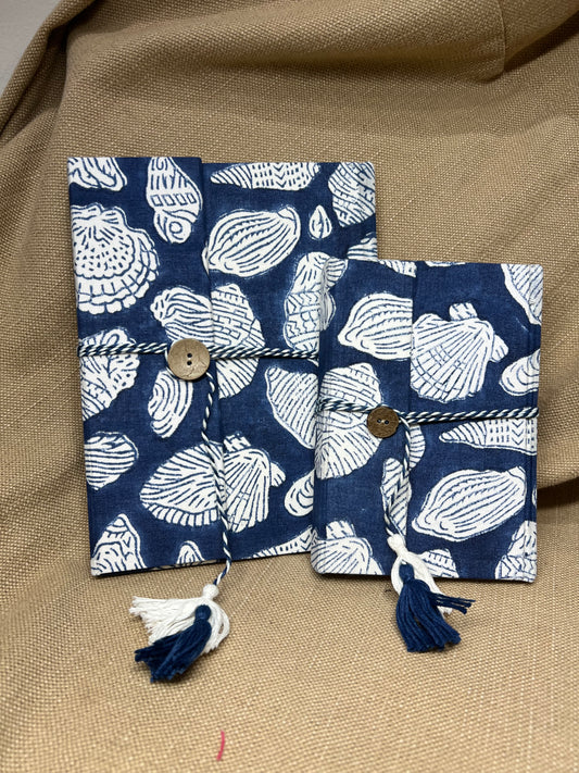 (Notebook (2 Sizes) - Seashells