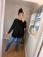 Button Side Jumper - Black