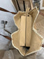 Straw Beach Bag - Camel