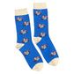 Men’s Jasper Bamboo Socks - Motorcycle Blue