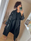 Cocoon Open Coatigan - Black