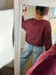 Bonjour Sweatshirt - Wine