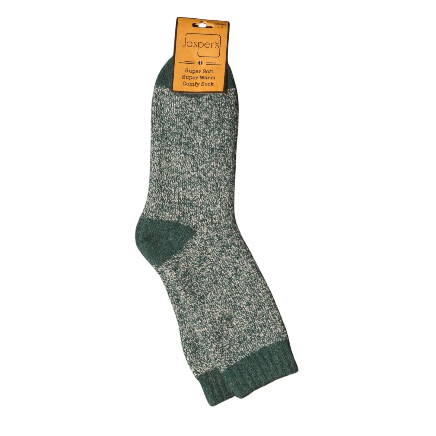 Men’s Jasper Ribbed Socks - Plain Green