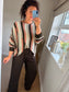 Wrap Knit - Stripe Blush