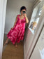 Tie Dye Jumpsuit - Cerise