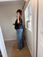 Military Denim Jacket - Black