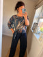 Marble Tie Top - Blue