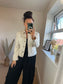 Denim Jacket - Cream