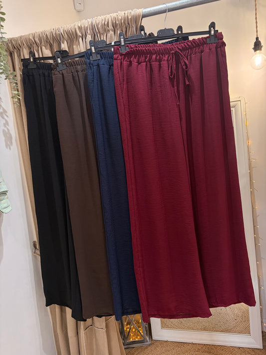 Wide Leg Trousers