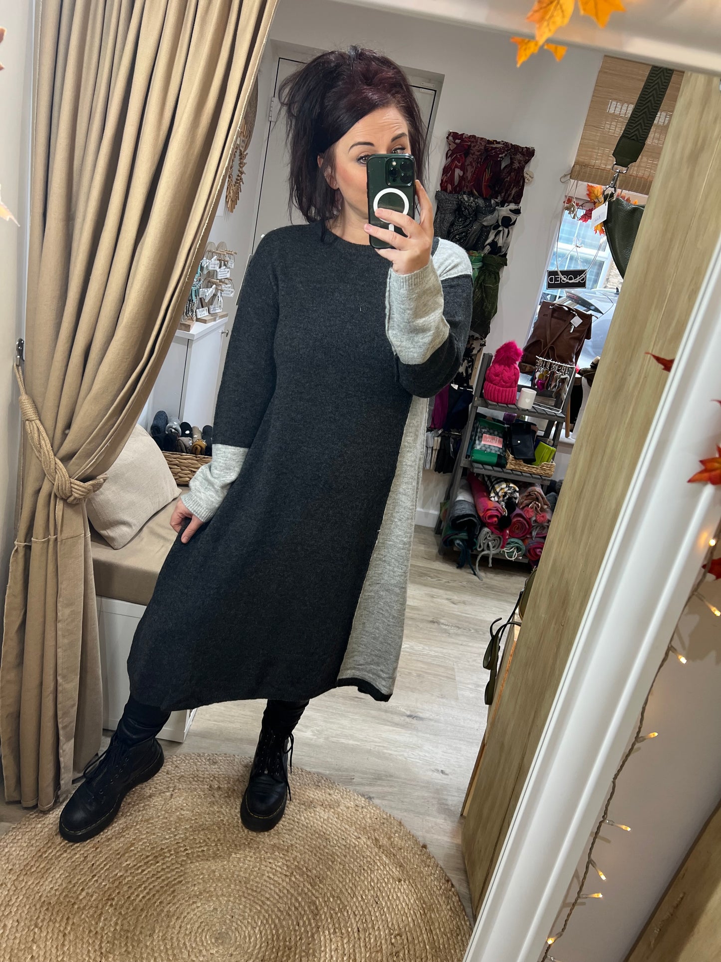 Jumper Dress - Grey