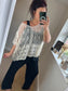 Crochet Top - Beige