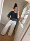 Lace Top - Navy