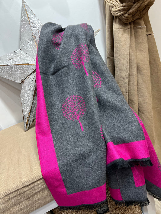 Reversible Scarf - Tree of Life