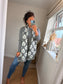 Jumper with Scarf - Grey