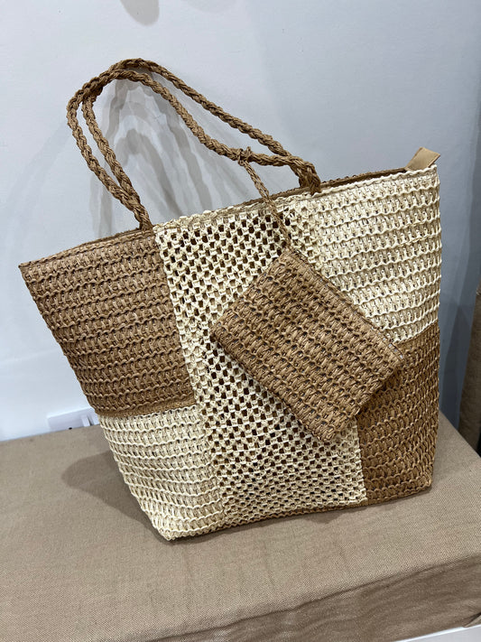 Straw Beach Bag