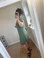 Tie Shirt Dress - Khaki