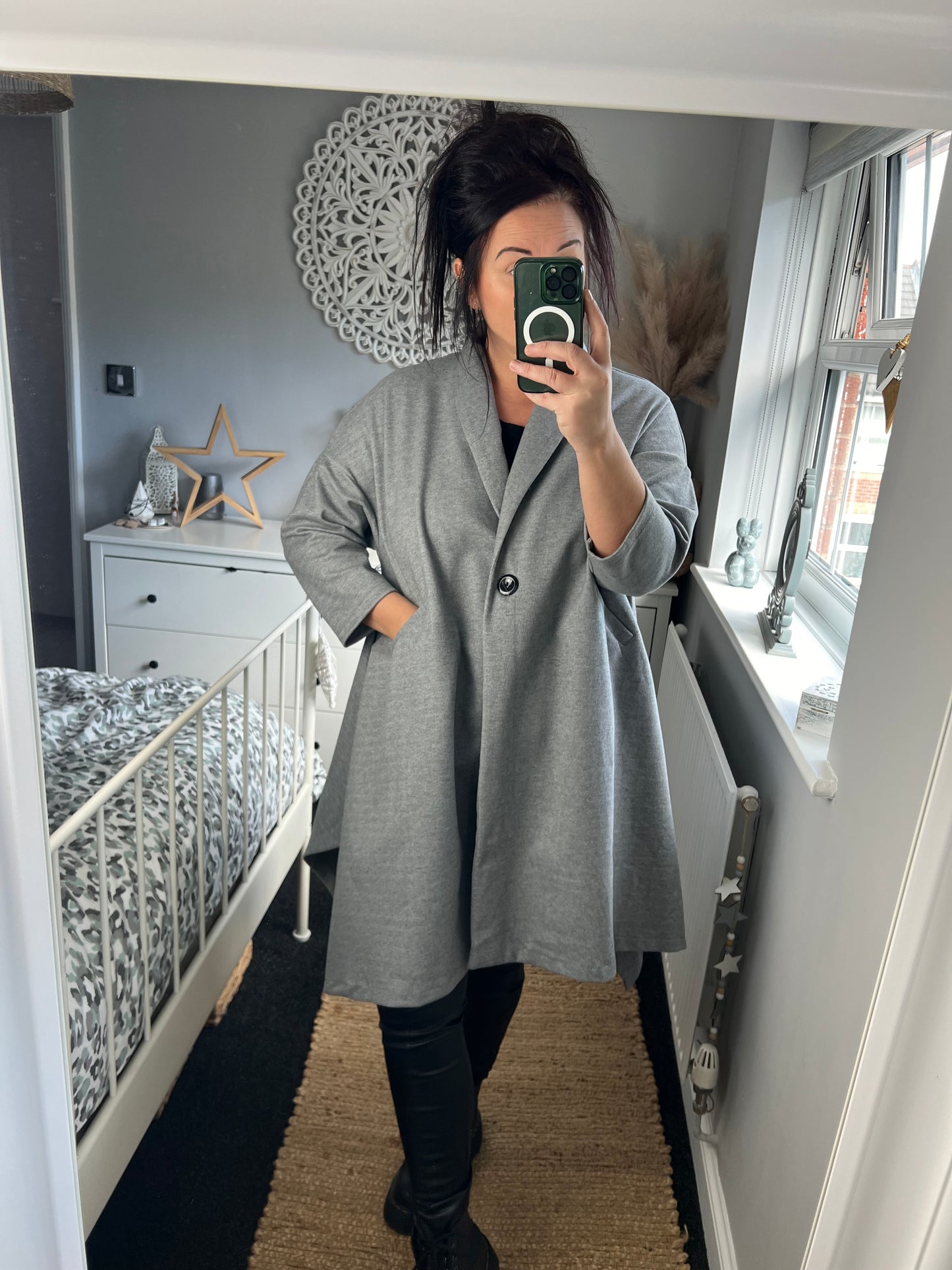 Swing Coat - Grey