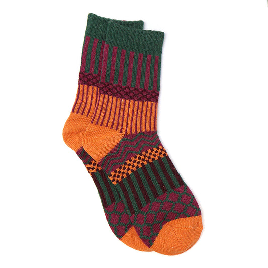 Chunky Socks - Orange/Pink