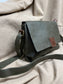 Double Compartment Crossbody Bag - Khaki