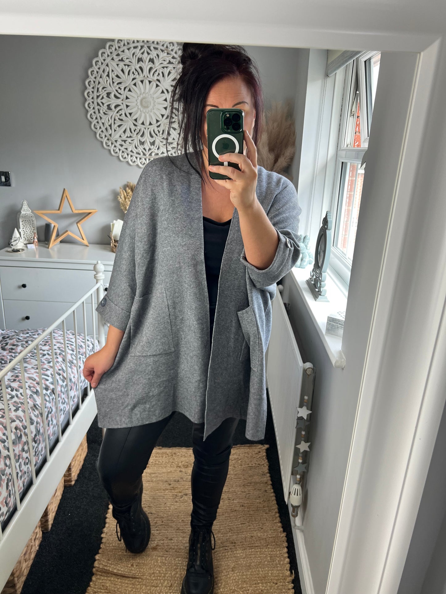 Midi Cardigan - Grey