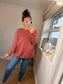 Button Side Jumper - Dusky Pink