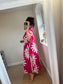 Floaty Maxi Dress - Cerise
