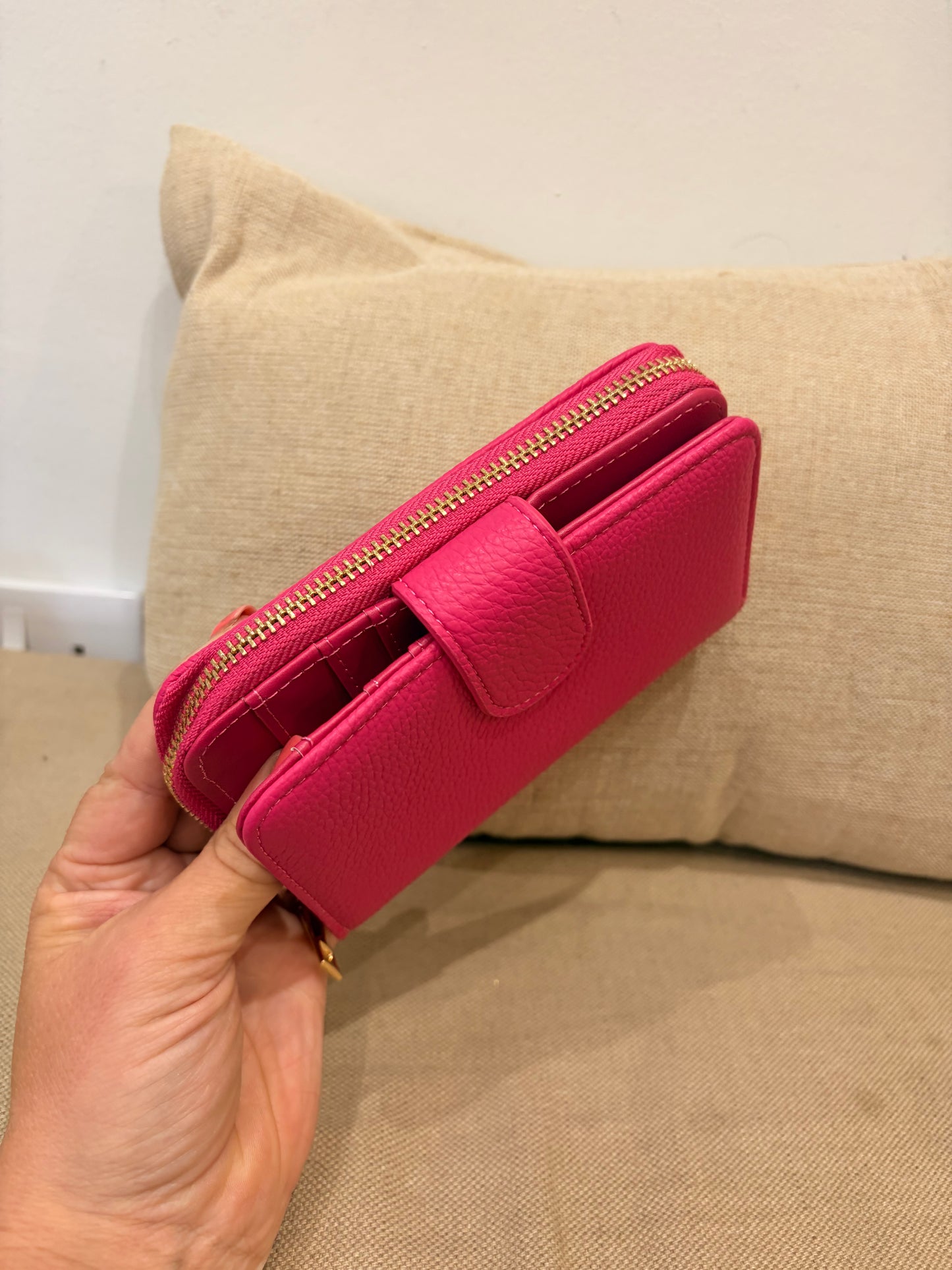 Medium Purse - Cerise