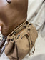 Faux Suede Rucksack - Tan