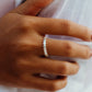 Silver Plated Adjustable Ring - Dainty Dot