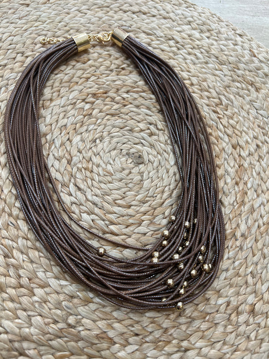 Necklace - Brown