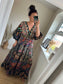 Puff Sleeve Maxi Dress (3 sizes)