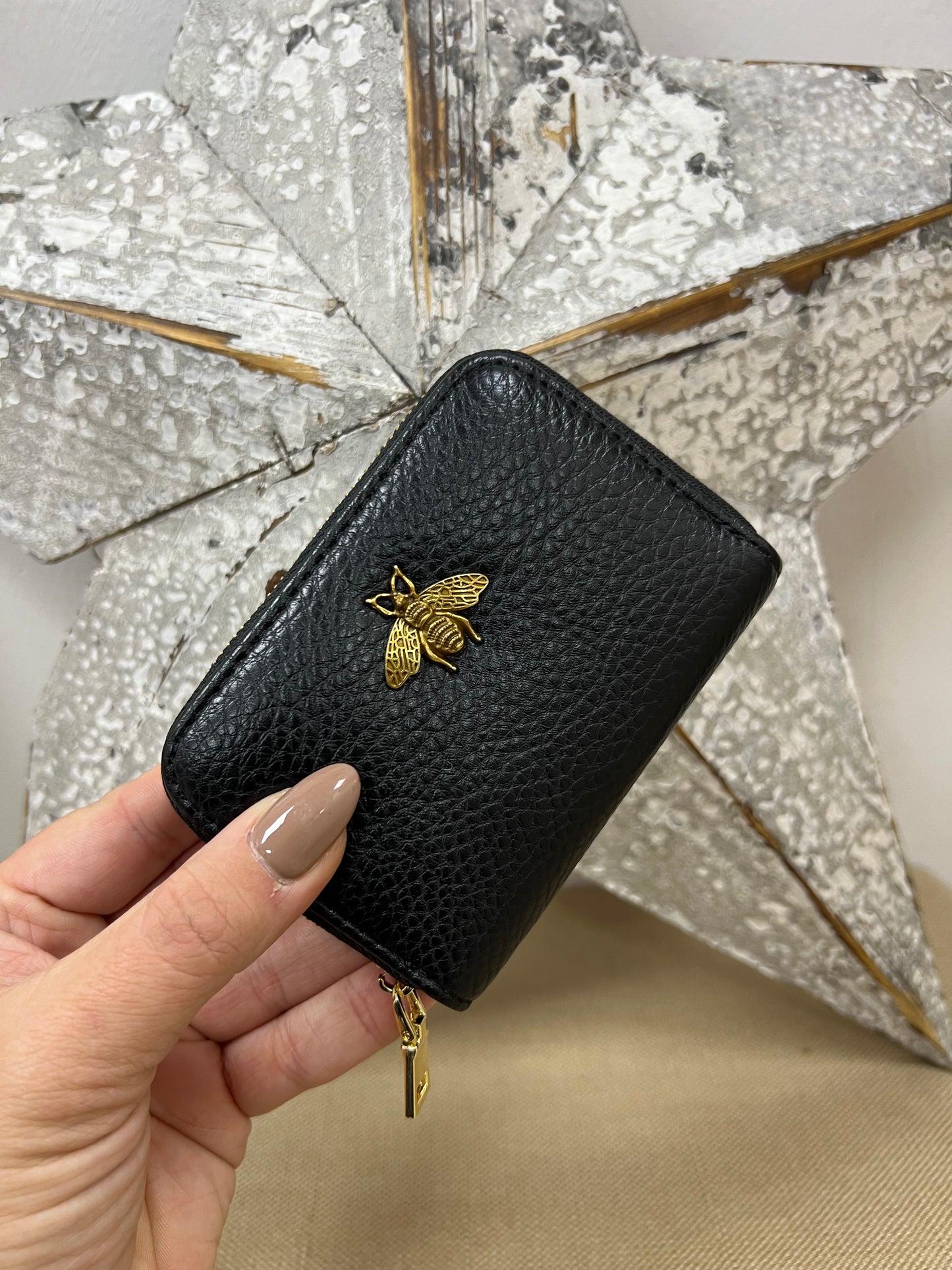 Bee Cardholder - Black