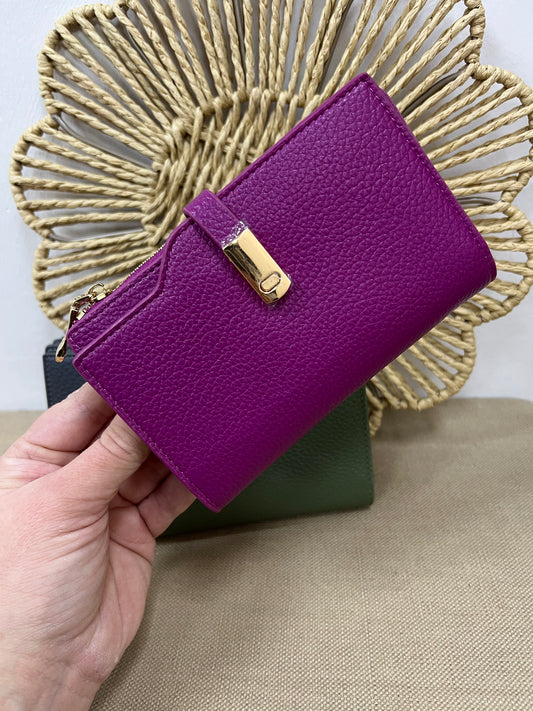 Multi Compartment Purse - Magenta