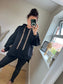 Leopard Hoodie - Black