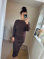Jumper Dress - Chocolate