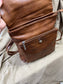 Fold over Rucksack - Tan