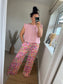 Wide Leg Trousers - Floral