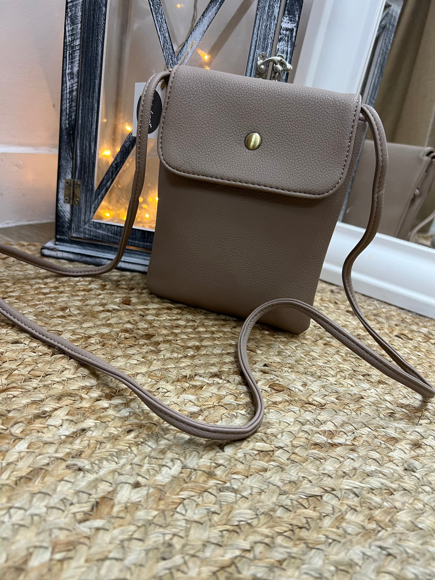 Small Crossbody Bag - Beige