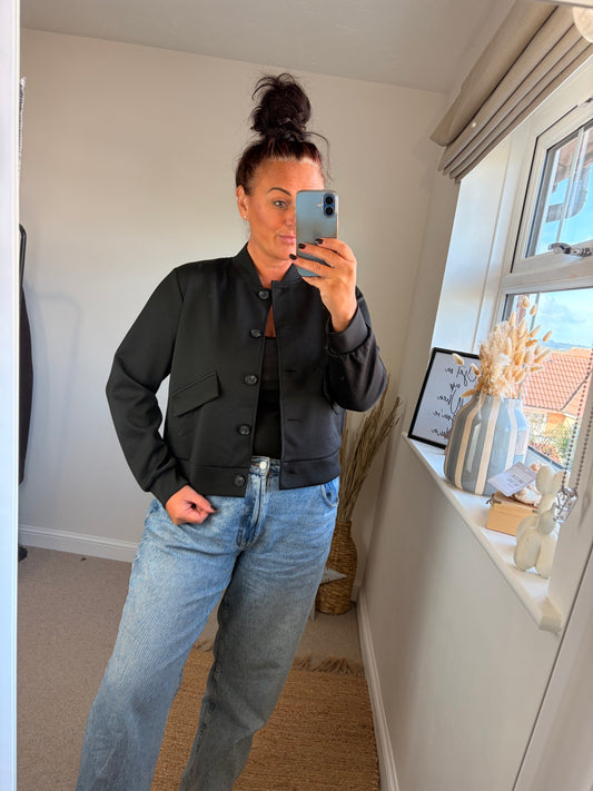 Jersey Jacket - Black