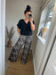 Wide Leg Trousers - Leopard