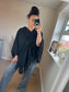 Knotted Cape - Black