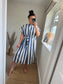 Striped Denim Dress
